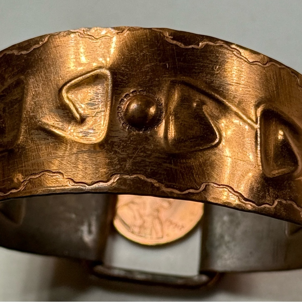 Vintage Ferguson O’Farrell Ltd Copper Bracelet. - Picture 5 of 5